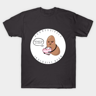 Demigirl Pride: Aggressively Inclusive Bean T-Shirt